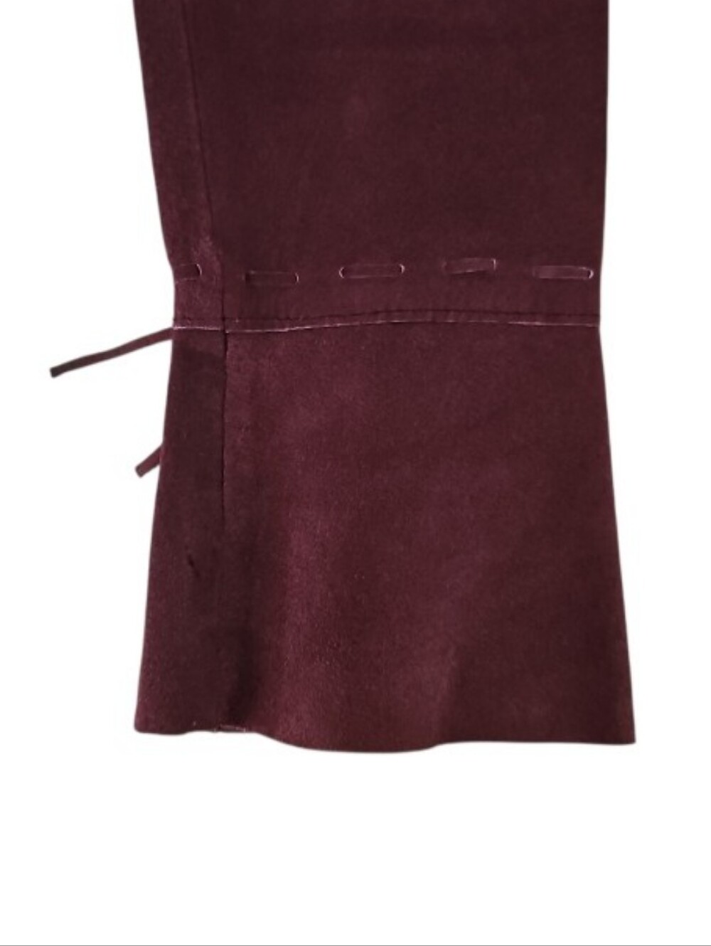Sutton Studio Genuine Leather Jacket Women’s 10 Mauve Moto Boho Western Festival - Picture 6 of 16